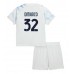 Maillot de foot Inter Milan Federico Dimarco #32 Extérieur vêtements enfant 2025-26 Manches Courtes (+ pantalon court)